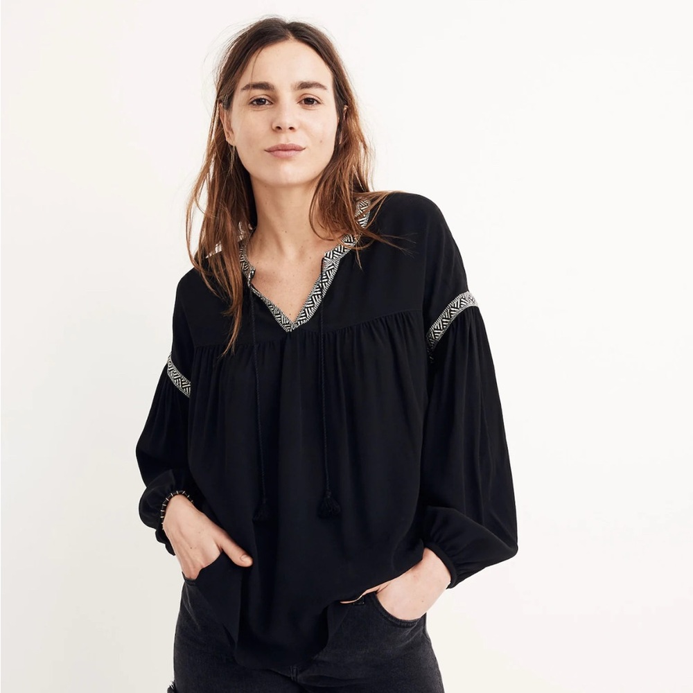 Madewell boho shirt
